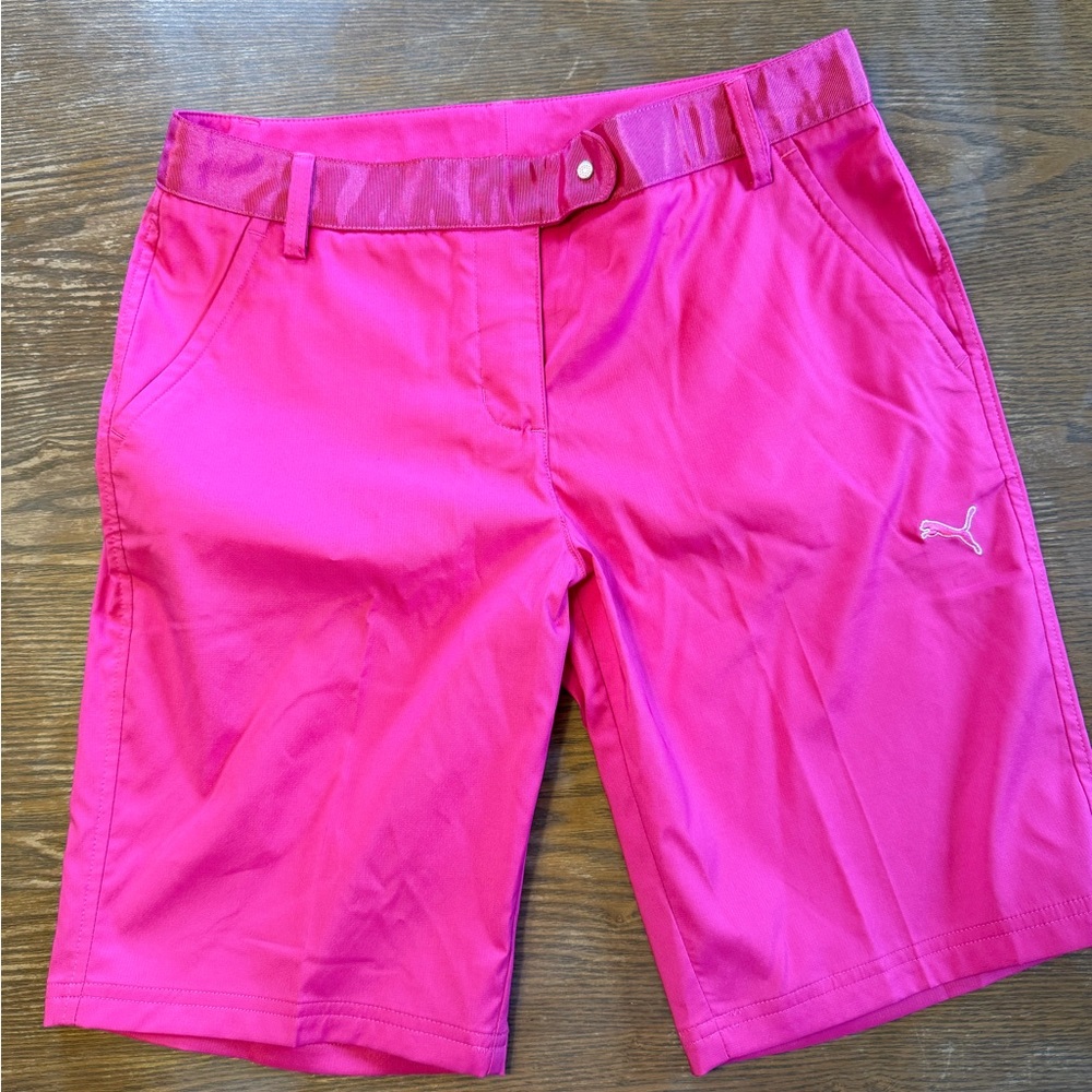 Puma Hot Pink Women's Golf/Bermuda Shorts